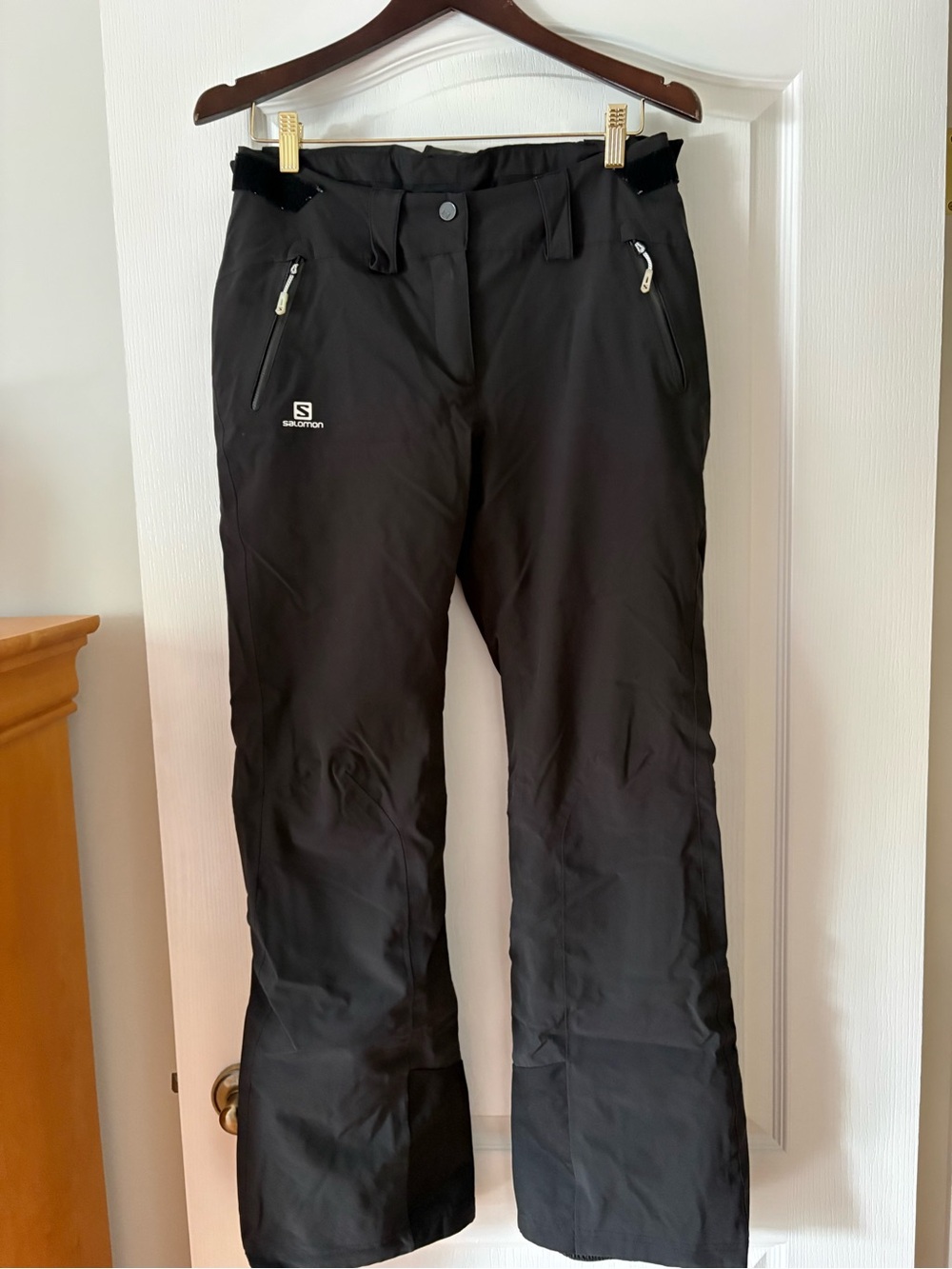 Salomon AdvancedSkin Women’s Black Boot-Cut Ski Pants